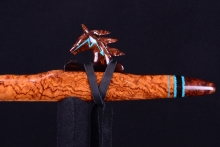 Honduran Rosewood Root Burl Native American Flute, Minor, Mid B-4, #H32F